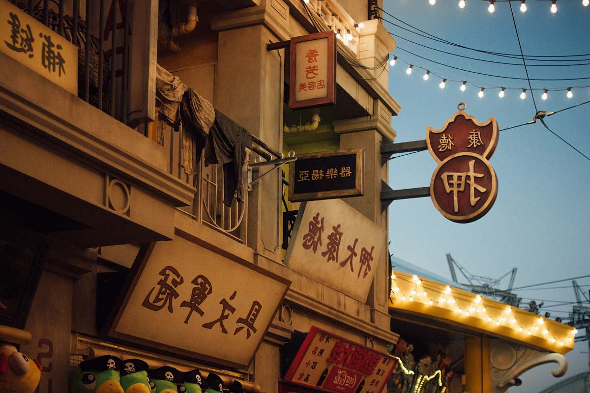 hong kong low angle photography of brown concrete building sign